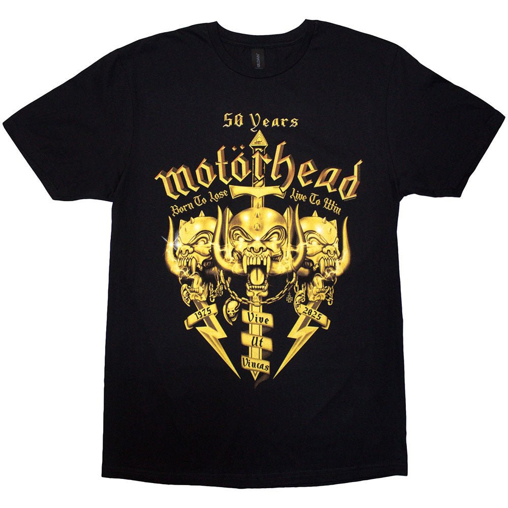 MOTORHEAD モーターヘッド (結成 50周年 ) - 50 Years Swords & Warpig / Tシャツ / メンズ - PGS